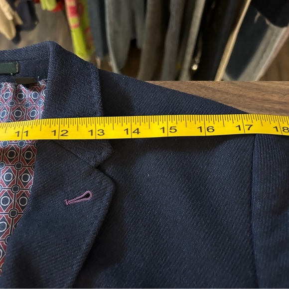 ❤️ Ted Baker Dark Blue Blazer XL - Picture 8 of 11